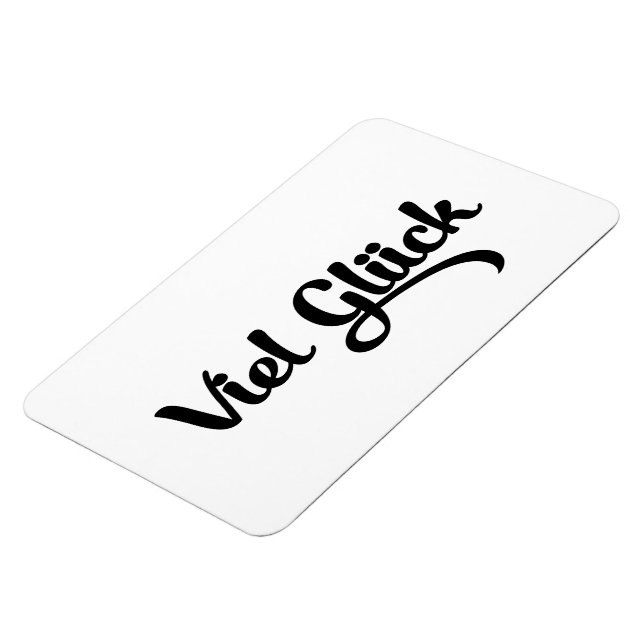 Íman Viel Glück | Língua alemã com boa sorte (Left Side)