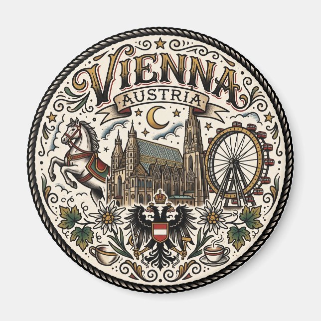 Íman Viena Áustria (Frente)