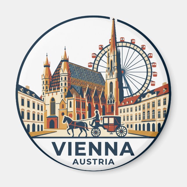 Íman Viena Áustria (Frente)