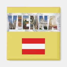 Íman Viena Áustria Bandeira Viagem Fotografias