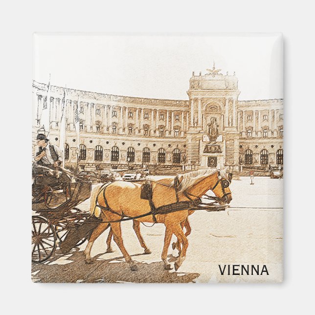 Íman Viena, Áustria, Cidade do Panorama (Frente)