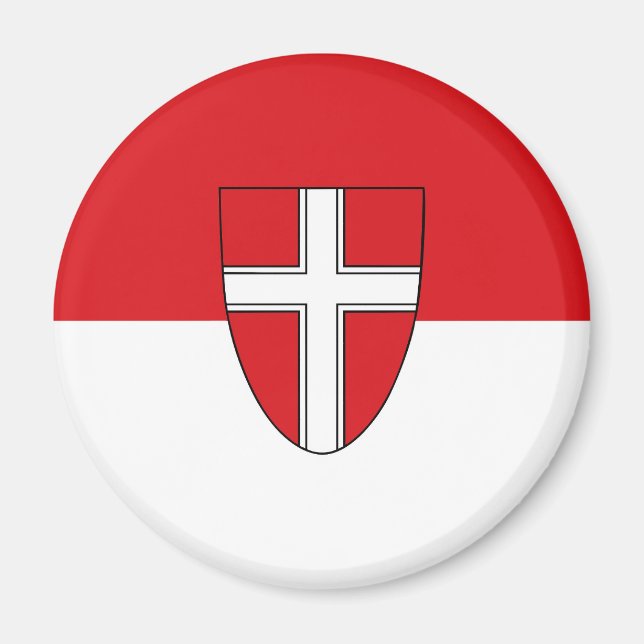 Íman Viena, Áustria, símbolo da cidade (Frente)