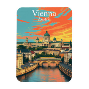 Íman Viena, Áustria, Viagem