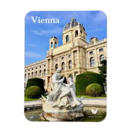 Íman Viena - imã de geladeira por Fuga Velvet