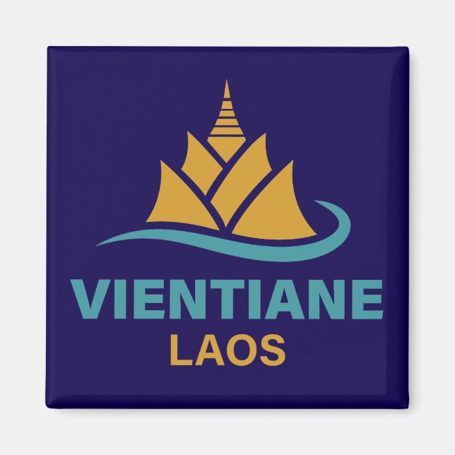 Íman Vientiane Laos Sudeste Asiático (Frente)