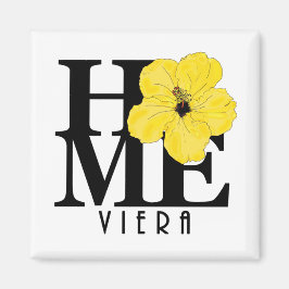 Íman Viera HOME Yellow Hibiscus Magnet