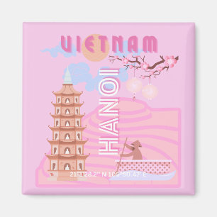 Íman Vietnã, Viagem Art, rosa