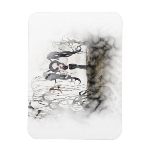 Íman Vignette da Gótico Sepia