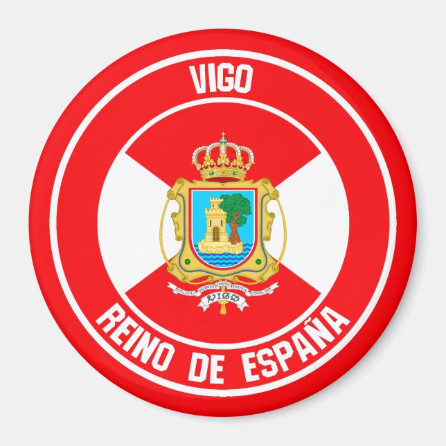 Íman Vigo Round Emblem (Frente)