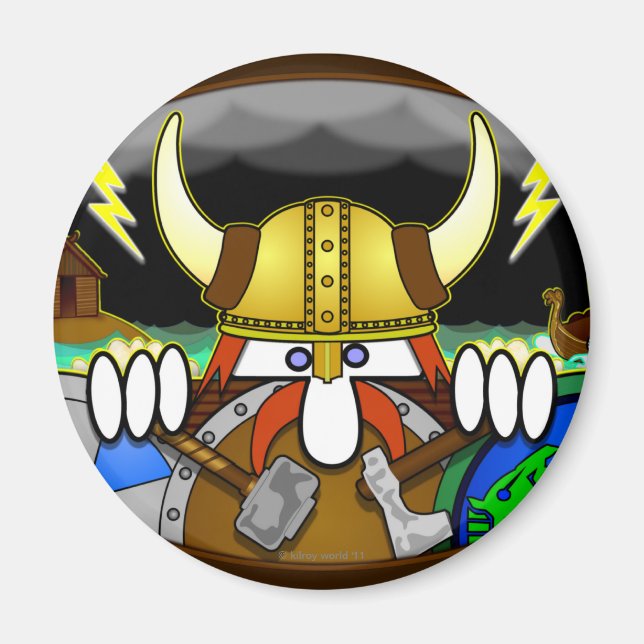 Íman Viking Kilroy Magnet (Frente)