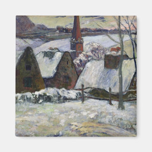 Íman Vila bretão sob a neve, 1894