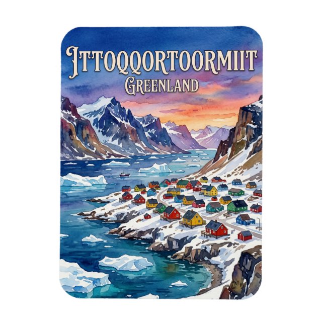 Íman Vila de Ittoqqortoormiit Gronelândia (Vertical)