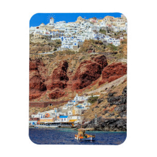 Íman Vila de Oia na ilha de Santorini, norte, piscina
