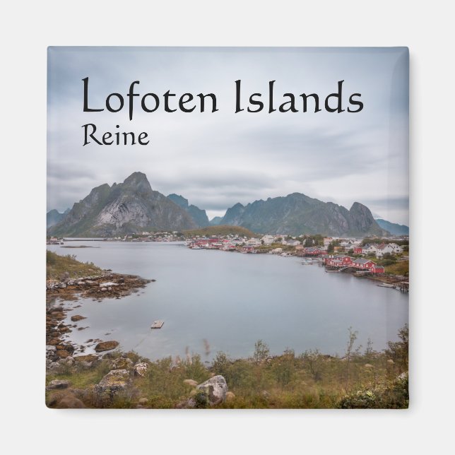 Íman Vila de Pesca Reine, Ilhas Lofoten (Frente)