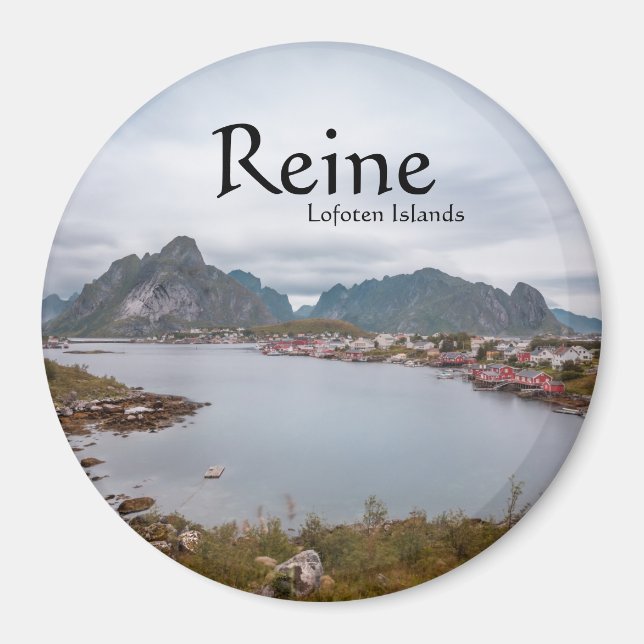 Íman Vila de Pesca Reine, Ilhas Lofoten (Frente)