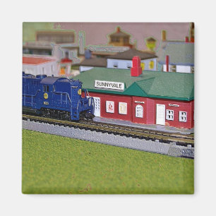 Íman Vila do trem do modelo escala de N