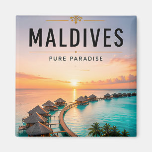 Íman 🏝️ Vila Paradisíaca Sobre as Águas Maldivas Moder