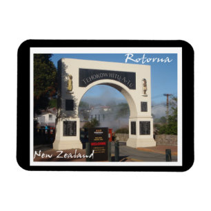 Íman Vila viva maori ímã de Rotorua, Nova Zelândia