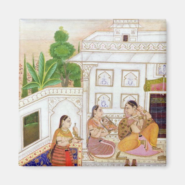 Íman Vilaval Ragini: Mulher em seu banheiro (Frente)