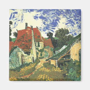 Íman Village Street em Auvers por Vincent van Gogh