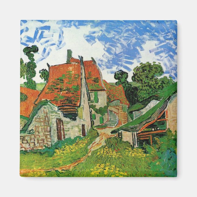 Íman Village Street por Vincent van Gogh (Frente)