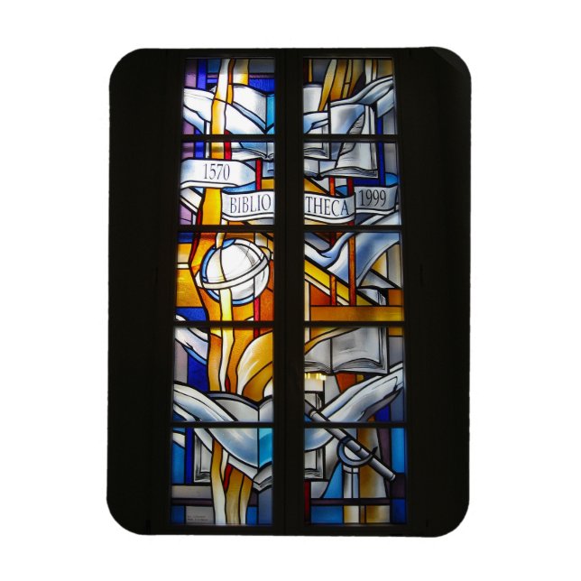 Íman Vilnius Univ. Biblioteca de Vidro Obtido - LITUÂNI (Vertical)