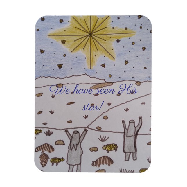 Íman Vimos a estrela dele! Natal (Vertical)