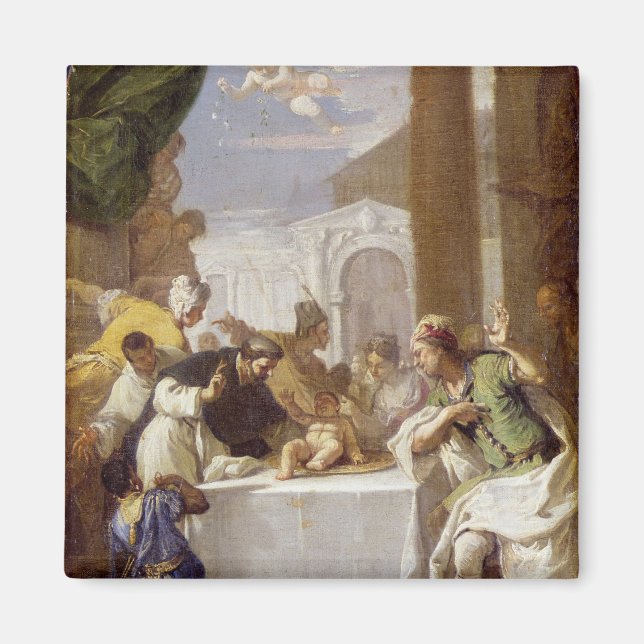 Íman Vincent Ferrer a fazer um milagre (Frente)