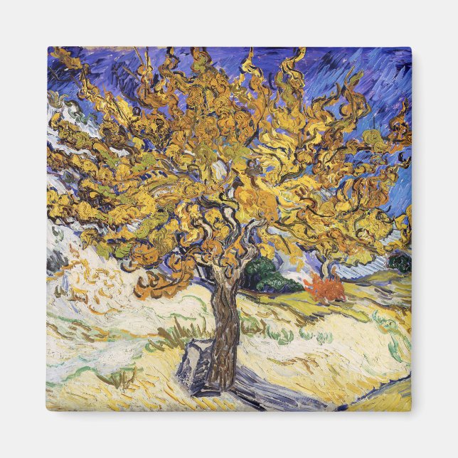 Íman Vincent van Gogh - A Amoreira (Frente)