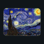 Íman Vincent Van Gogh - A Bela Arte da Noite Estrelada<br><div class="desc">Vincent Van Gogh é a Noite Estrelada. Petróleo na canvas de 1889, Starry Night foi pintado enquanto Van Gogh estava no asilo em Santo-Remy, França, e é considerado uma de suas maiores obras-primas. Embora seja uma cena noturna, foi pintada durante o dia e representa a vista da janela no quarto...</div>