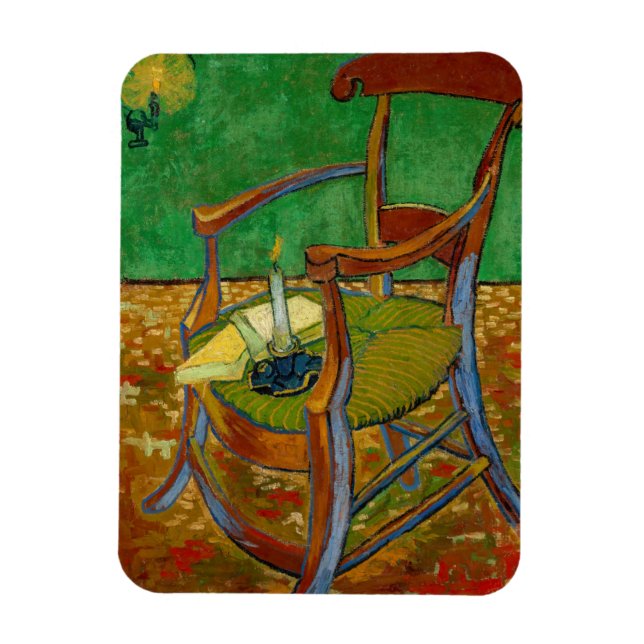 Íman Vincent van Gogh - A cadeira de rodas de Paul Gaug (Vertical)
