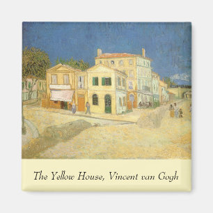 Íman Vincent van Gogh - A Casa Amarela (A Rua)
