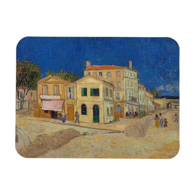 Íman Vincent van Gogh - A Casa Amarela / A Rua (Horizontal)