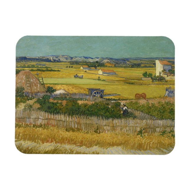 Íman Vincent Van Gogh, A Colheita, De Oogst (Horizontal)