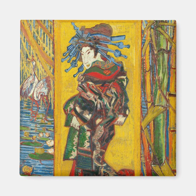 Íman Vincent Van Gogh A Cortesã após Eisen (Frente)