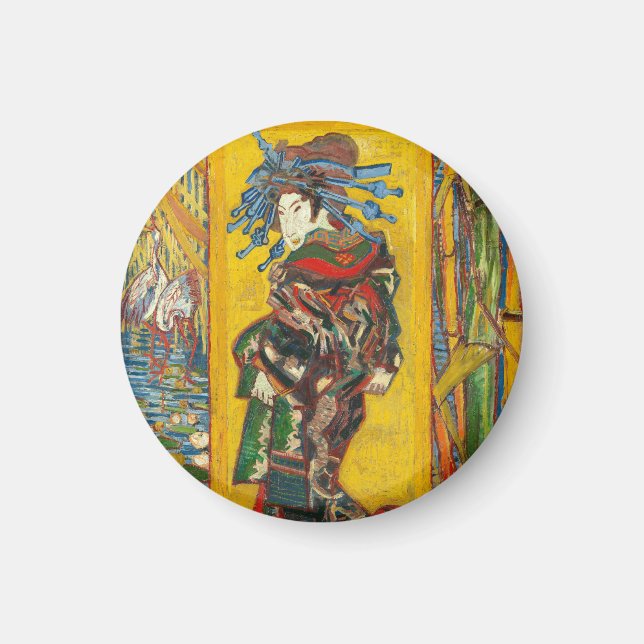 Íman Vincent Van Gogh A Cortesã após Eisen (Frente)
