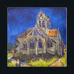 Íman Vincent van Gogh - A Igreja em Auvers<br><div class="desc">Igreja de Auvers / l'Eglise à Auvers-sur-oise de Vincent Van Gogh em 1890</div>