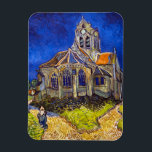 Íman Vincent van Gogh - A Igreja em Auvers<br><div class="desc">Igreja de Auvers / l'Eglise à Auvers-sur-oise de Vincent Van Gogh em 1890</div>