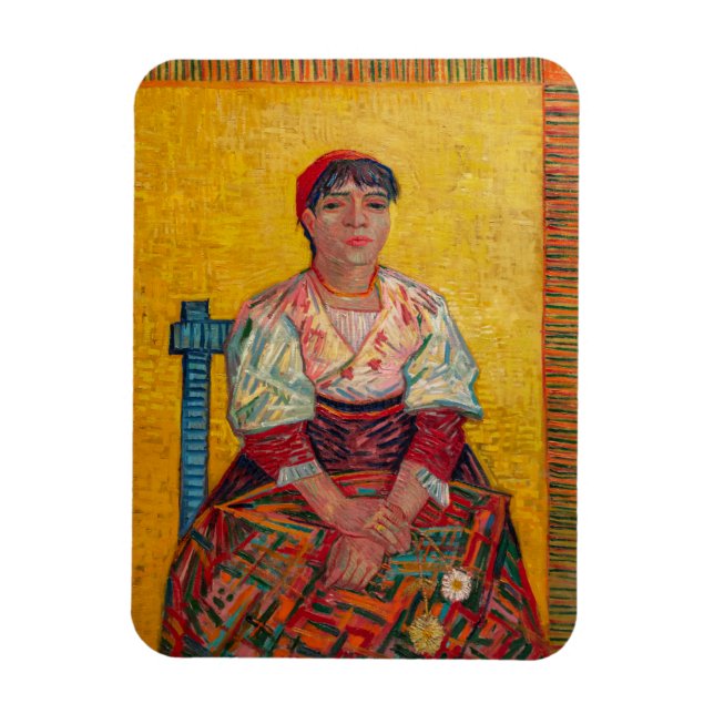 Íman Vincent Van Gogh - A Mulher Italiana (Vertical)