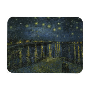 Íman Vincent Van Gogh, A Noite Estrelada Sobre o Ródano