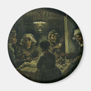 Íman Vincent van Gogh a pintura dos comedores da