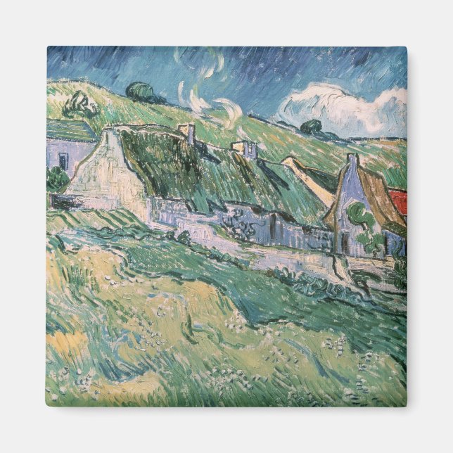 Íman Vincent van Gogh | Algodão em Auvers-sur-Oise (Frente)