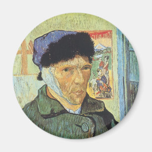 Íman Vincent van Gogh - Autorretrato com a Orelha Corta