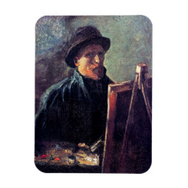 Íman Vincent Van Gogh - Autorretrato com Chapéu Escuro 