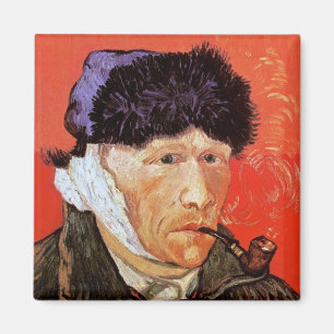 Íman Vincent Van Gogh - Autorretrato com Orelha Bandada