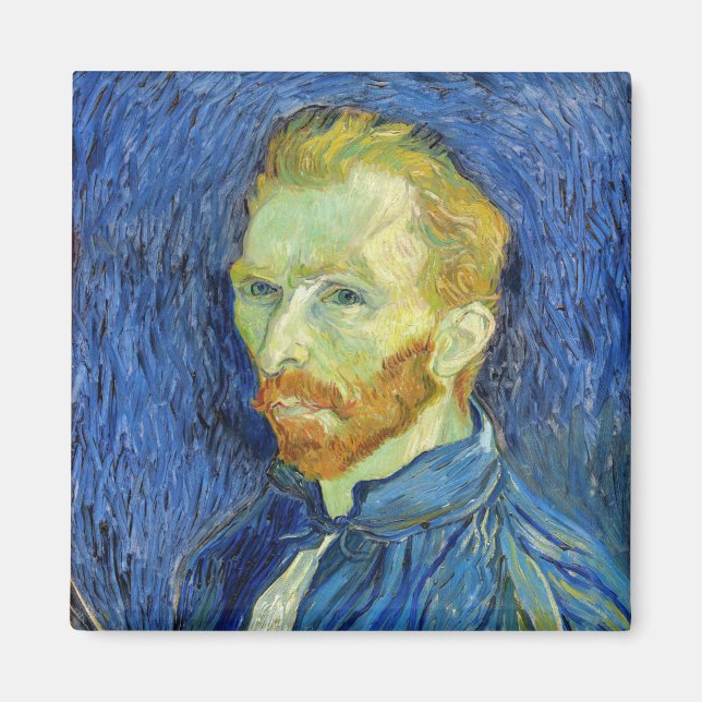 Íman Vincent van Gogh - Autorretrato com Paleta (Frente)