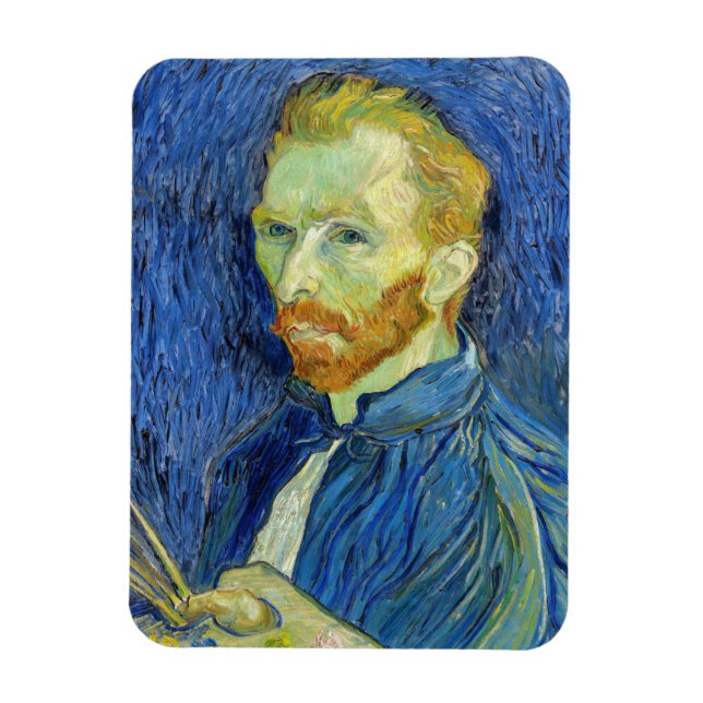 Íman Vincent van Gogh - Autorretrato com Paleta (Vertical)