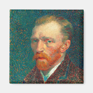 Íman Vincent Van Gogh autorretrato com roupa fina