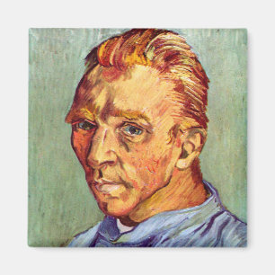 Íman Vincent Van Gogh autorretrato sem a arte da barba