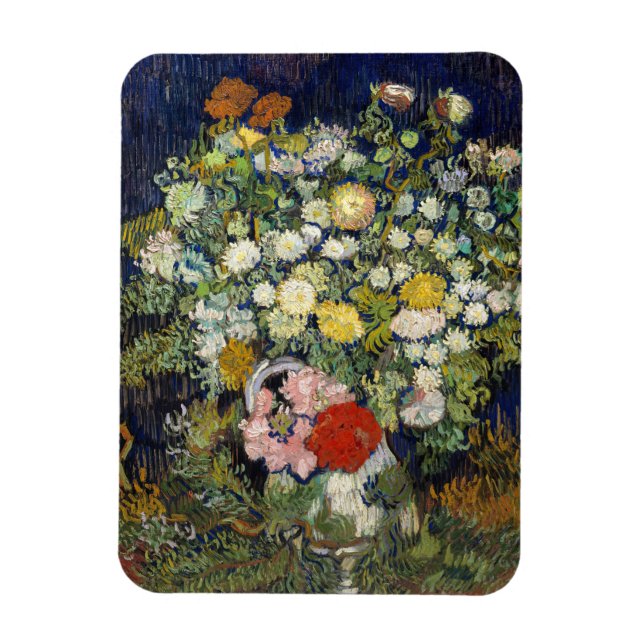 Íman Vincent van Gogh - Buquê de Flores em um Vaso (Vertical)